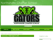 Tablet Screenshot of northshorecharterschool.org